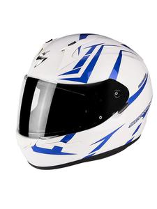 Kask integralny Scorpion EXO-390 HAWK - WHITE/BLUE - 2858673824