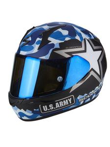 Kask integralny Scorpion EXO-390 ARMY - matt blue/silver - 2858673831