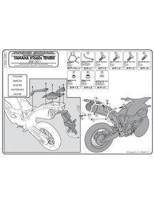 Stelae Givi pod kufry boczne Monokey do Yamaha XT 660Z Tener (08 -) - 2832669546