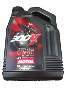 Motul 300V 4T Factory Line / Double Ester SAE 5W40 4L - 2832663195