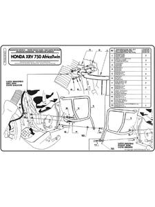 Osona silnika do Hondy Africa Twin 750 (93 > 02)