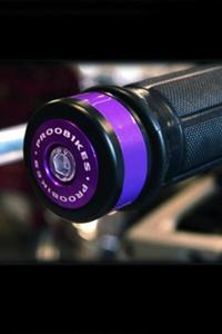 Refleksyjne odwaniki kierownicy Proobikes BOZ RACING - violet - 2832663723