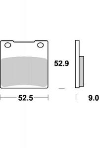 KLOCKI HAMULCOWE SBS 556 DC - 2832664608