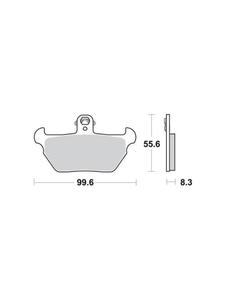 KLOCKI HAMULCOWE SBS 644 HS - 2832664696