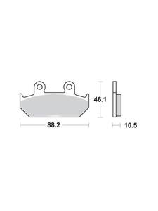 KLOCKI HAMULCOWE SBS 647 HS - 2832664698