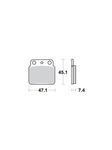 KLOCKI HAMULCOWE SBS 649 SI - 2832664700