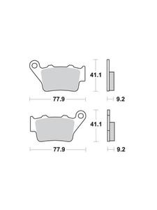 KLOCKI HAMULCOWE SBS 675 RSI - 2832664721