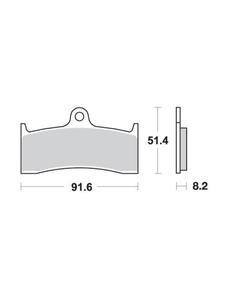 KLOCKI HAMULCOWE SBS 676 HS