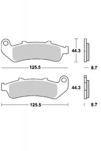 KLOCKI HAMULCOWE SBS 685 LS - 2832664726