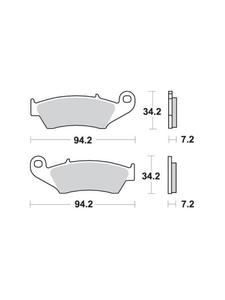 KLOCKI HAMULCOWE SBS 694 SI - 2832664738