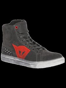 Buty Dainese STREET BIKER AIR - carbon-dark/red - 2832675453