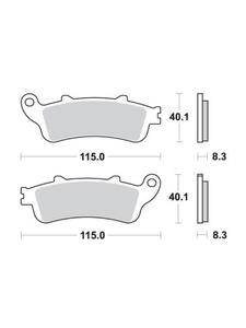 KLOCKI HAMULCOWE SBS 736 LS - 2832664771