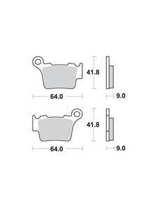 KLOCKI HAMULCOWE SBS 791 RSI - 2832664805