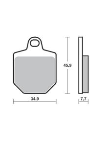 Klocki hamulcowe SBS 843 RSI - 2832664850