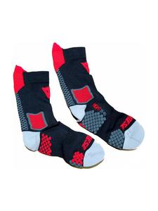 Skarpety Dainese D-CORE MID SOCK - Black/red - 2832678293