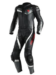 Kombinezon dwuczeciowy Dainese VELOSTER - black/anthracite/white - 2832678777