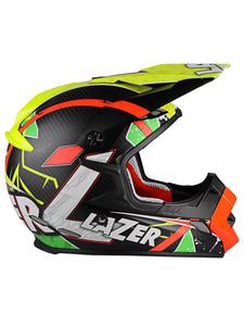Kask off-road'owy LAZER MX8 Aerial Pure Carbon - Black Carbon/Yellow/Red/Green/Matt - 2832681724