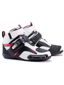 Krtkie buty motocyklowe SECA IMPULSE - White/red - 2832681818