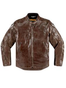 Mska kurtka motocyklowa skrzana ICON 1000 Retrograde - Brown - 2832682909