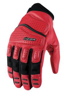 Rkawice motocyklowe ICON SUPERDUTY 2 - red - 2832683113