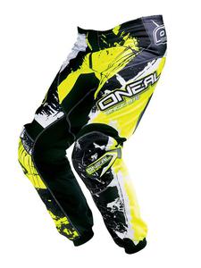 Dziecice spodnie na enduro O'neal Shocker - black/Hi-Vis