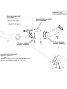 Kolektor niewymagajcy katalizatora LeoVince do KTM 690 DUKE i.e. [12-16] - 2837768010