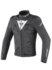 Kurtka tekstylna Dainese HYPER FLUX D-DRY JACKET - black/black/white - 2841281864