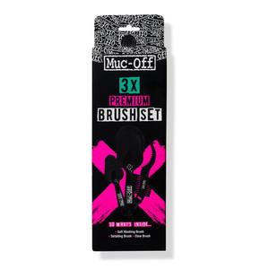 Muc-Off 3x Premium Brush Kit- zestaw szczotek - 2842632999