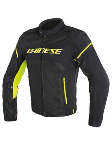 Kurtka tekstylna Dainese AIR FRAME D1 TEX - black/black/yellow-fluo