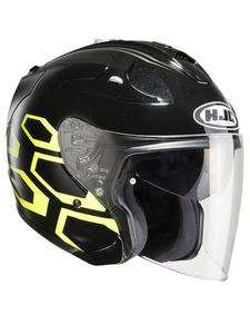 Kask otwarty HJC FG-JET DUKAS - Black/yellow - 2844647405