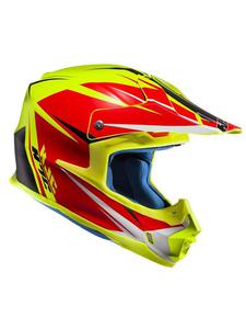 Kask off-road HJC FX-CROSS AXIS - RED/YELLOW - 2844647447