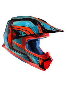 Kask off-road HJC FX-CROSS PISTON - Blue/red - 2844647450