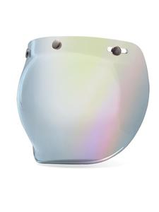 Szyba 3-SNAP BUBBLE Silver Iridium do kasku BELL CUSTOM 500 - Silver Iridium - 2844647557