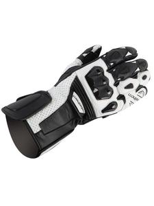 Rkawice skrzane REBELHORN Blaze Pro - WHITE/BLACK - 2844954441