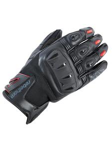 Rkawice skrzano-tekstylne REBELHORN Flux Pro - black/red - 2844954442