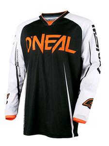 Bluza motocross O'neal Mayhem LITE BLOCKER - BLACK/WHITE/ORANGE - 2845171164