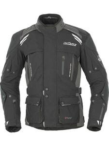 Motocyklowa kurtka tekstylna Bse Highland - czarno-szary - 2845587237