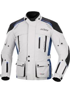 Motocyklowa kurtka tekstylna Bse Highland - szaro-niebieski - 2845587238