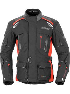 Motocyklowa kurtka tekstylna Bse Highland - czarno-czerwony - 2845587239