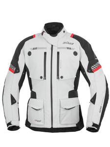 Motocyklowa kurtka tekstylna Bse Toursport - jasnoszary - 2845587288