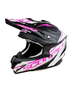 Kask Scorpion VX-15 EVO AIR GAMMA - matt black/pink - 2846118447