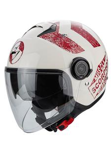 Kask otwarty Scorpion EXO-CITY HERITAGE White/Red - White/red - 2846118470