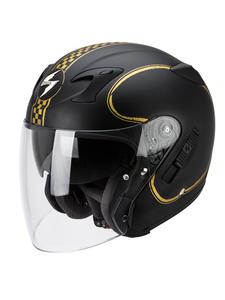 Kask otwarty Scorpion EXO-220 BIXBY Black Matt Gold - gold - 2846118480