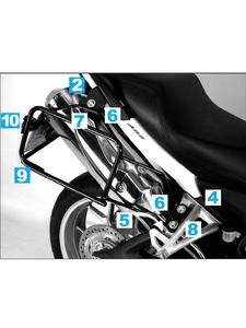 Stela boczny Hepco&Becker Triumph Tiger 1050 Czarny z systemem Lock it - 2846983594