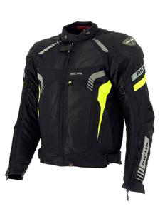 Tekstylna kurtka motocyklowa RICHA AIRFORCE - BLACK/FLUO YELLOW - 2847208855