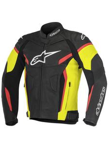 Motocyklowa Kurtka skrzana Alpinestars GP PLUS R V2 - czarny/ty fluo/czerwony fluo - 2858362954