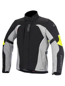 Motocyklowa Kurtka tekstylna Alpinestars ARES Gore-Tex - czarny/szary/ty fluo - 2858363001