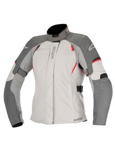 Damska Motocyklowa Kurtka tekstylna Alpinestars ARES Gore-Tex - ciemno szary/jasno szary/czerwony - 2847209101