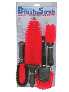 OXFORD ZESTAW SZCZOTEK DO CZYSZCZENIA MOTOCYKLA BRUSH SCRAP 4 PACK - 2849531339