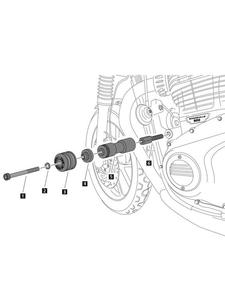 Crash pady PUIG do Triumph Thruxton/R / Bonneville T120/T100/Bobber / Street Twin/Cup 16-17 - 2850308317